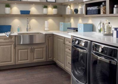 custom laundry room cabinets