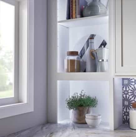 built-in cabinet shelves