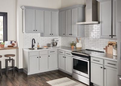 light grey kitchen cabinets
