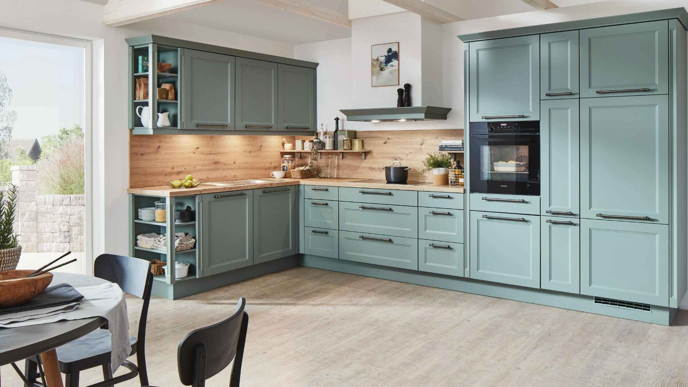 built-to-fit kitchen cabinets
