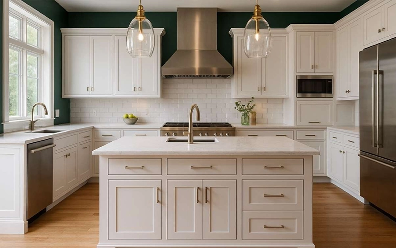 Amish made kitchen cabinets